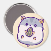 Aimant Cute Hamster (Recto/Verso)
