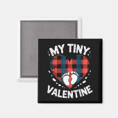 Aimant Cute Heart Mon Tout Petit Saint-Valentin Annonce d (Recto/Verso)