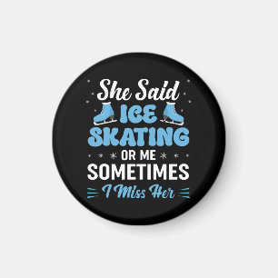 Aimant Cute Ice Rink Synchronized appelle