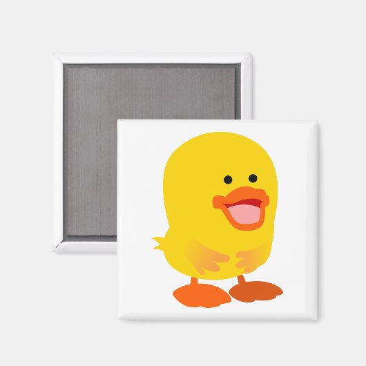 Aimant Cute Innocent Cartoon Canard (Recto/Verso)