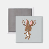 Aimant Cute Jackalope (Recto/Verso)