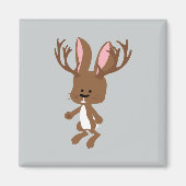 Aimant Cute Jackalope (Devant)