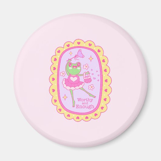 Aimant Cute Jolly Frog - Digne et Assez (Devant)