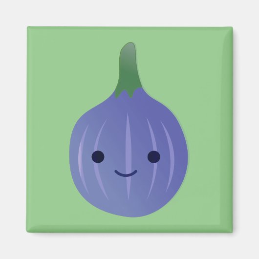 Aimant Cute Kawaii Fig (Devant)