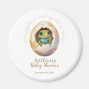 Aimant Cute Kawaii Gecko Lizard Baby shower d'oeufs