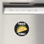Aimant Cute kawaii Taco Time bouton (In Situ (Lave-vaisselle))