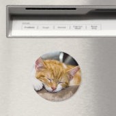 Aimant Cute Kitten (In Situ (Lave-vaisselle))