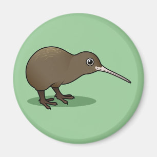 Aimant Cute Kiwi Brown de Nouvelle-Zélande