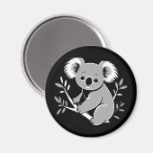 Aimant Cute Koala (Recto/Verso)