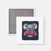 Aimant Cute Koala Ours Avec De Sérieuses Compétences En B (Recto/Verso)