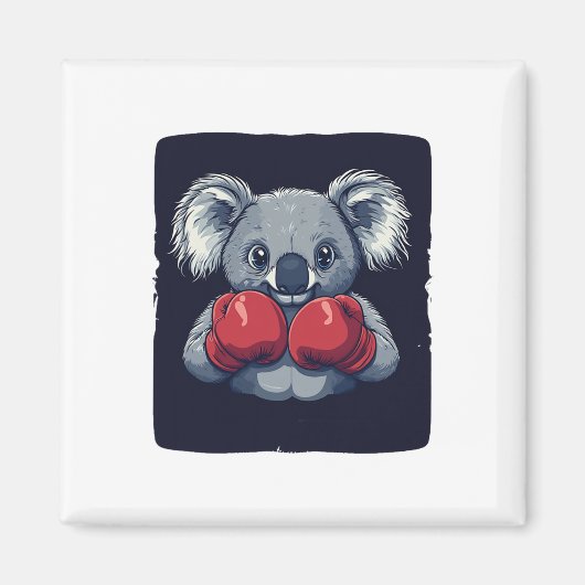 Aimant Cute Koala Ours Avec De Sérieuses Compétences En B (Devant)