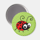 Aimant Cute Ladybug (Recto/Verso)