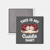 Aimant Cute Ladybug Couple This Is My Cuddle (Recto/Verso)