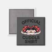 Aimant Cute Ladybug Love Cuddle  (Recto/Verso)