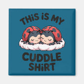 Aimant Cute Ladybugs Couple This Is My Cuddle  (Devant)