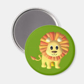 Aimant Cute Lil Lion (Recto/Verso)