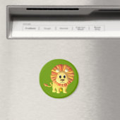 Aimant Cute Lil Lion (In Situ (Lave-vaisselle))