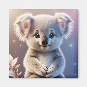 Aimant Cute Little Koala Imaginaire Dreamy Gradient