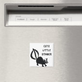 Aimant Cute Little Stinker Skunk Design d'art imprimé (In Situ (Lave-vaisselle))
