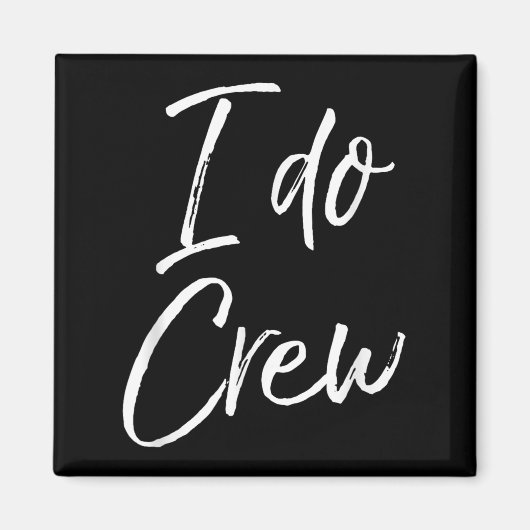 Aimant Cute Matching Bridal Party For Women & Men I D (Devant)