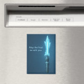 Aimant Cute May the Frost Be With You Refrigerator (In Situ (Lave-vaisselle))