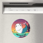 Aimant Cute Meowmaid (In Situ (Lave-vaisselle))