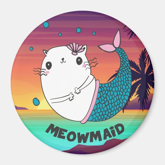 Aimant Cute Meowmaid (Devant)