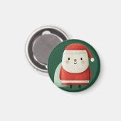Aimant Cute Minimalist Santa Claus (Recto/Verso)