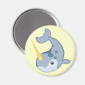 Aimant Cute Narwhal (Recto/Verso)