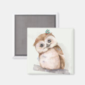 Aimant Cute Owl (Recto/Verso)