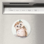Aimant Cute Owl (In Situ (Lave-vaisselle))