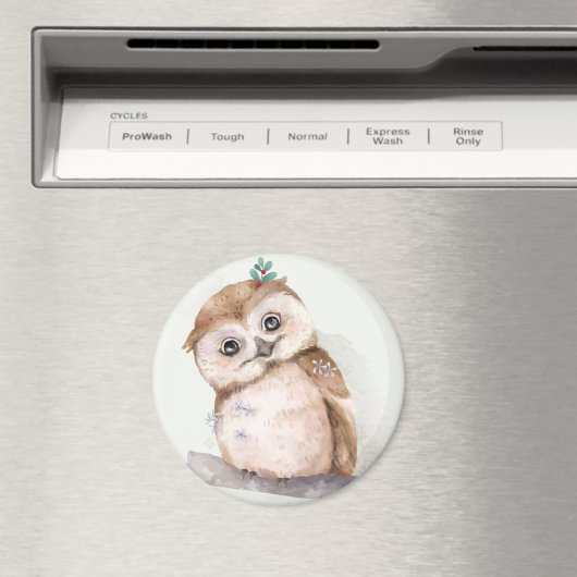 Aimant Cute Owl (In Situ (Lave-vaisselle))