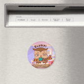 Aimant Cute Owl (In Situ (Lave-vaisselle))