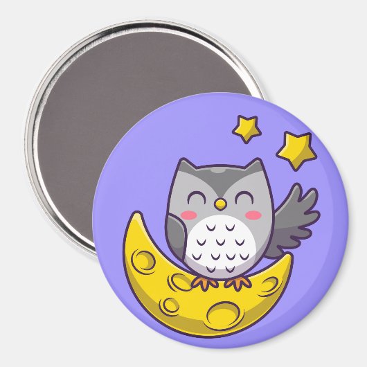 Aimant Cute Owl (Recto/Verso)