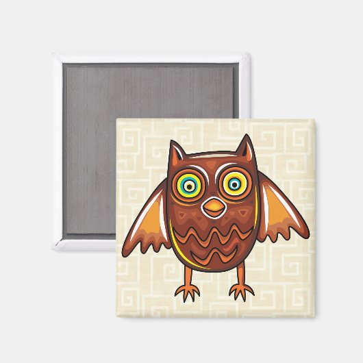 Aimant Cute Owl (Recto/Verso)