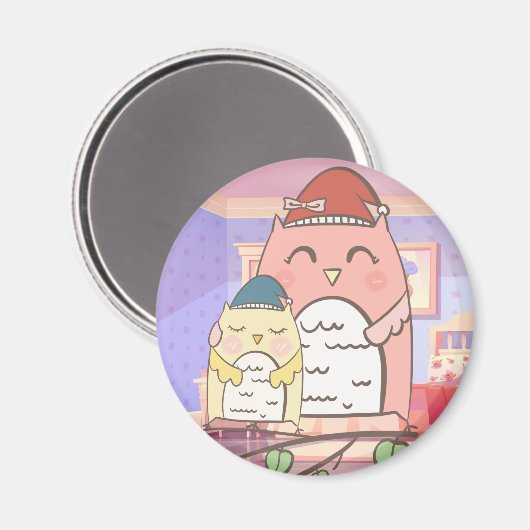 Aimant Cute Owl (Recto/Verso)