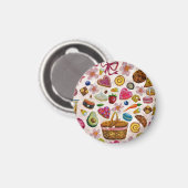 Aimant Cute Pastry Confections Sweets (Recto/Verso)