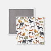 Aimant Cute Pedigree Papier peint pour chien animal de co (Recto/Verso)