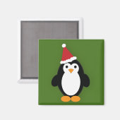 Aimant Cute Père Noël Penguin (Recto/Verso)