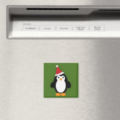 Aimant Cute Père Noël Penguin (In Situ (Lave-vaisselle))