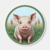 Aimant cute pig (Devant)