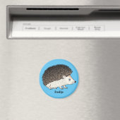 Aimant Cute prickly hedgehog cartoon (In Situ (Lave-vaisselle))