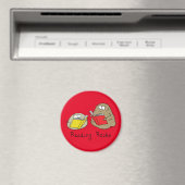 Aimant Cute Reading Rocks Librairie Book Lovers (In Situ (Lave-vaisselle))