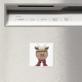 Aimant Cute Reindeer (In Situ (Lave-vaisselle))