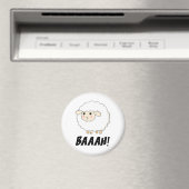 Aimant Cute Sheep Baaah (In Situ (Lave-vaisselle))