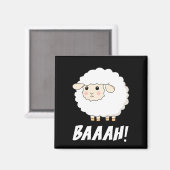 Aimant Cute Sheep Baah (Recto/Verso)