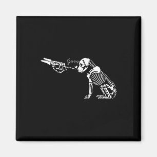 Aimant Cute Squelette Main Boop Chien Drôle Halloween 1