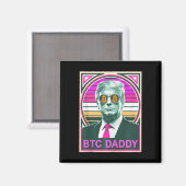 Aimant Cute Trump Bitcoin Btc Daddy Finance Audit Fomo Mo (Recto/Verso)