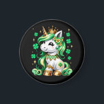 Aimant Cute Unicorn Shamrock St Patricks Day<br><div class="desc">Cute Unicorn Shamrock St Patricks Day</div>