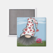Aimant Cute Valentine Gnome (Recto/Verso)